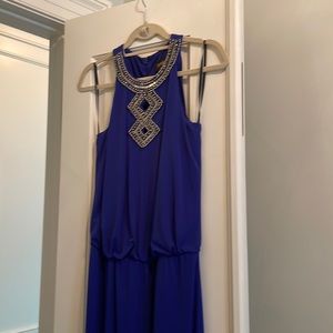 Laundry by Shelli Segal royal blue dress